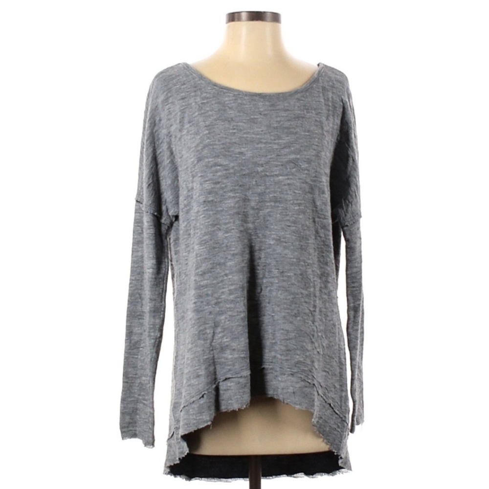 Sundays Long Sleeve Gray Cozy Basic T shirts Size S